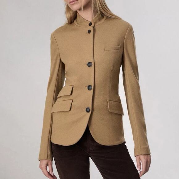 rag & bone Jackets & Blazers - Rag & Bone Slade Wool Blazer Camel Old Money Quiet Luxury Buttons Jacket Size 2